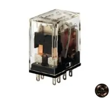 OMRON Mini Power Relay Standard Type 2-Pole Single Contact Plug-in Terminal with
