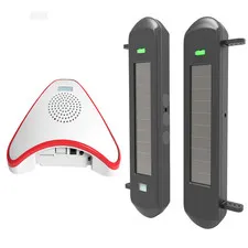 Htzsafe Solar Wireless Driveway Alarm System- 1/2 Mile Long Transmission Range-