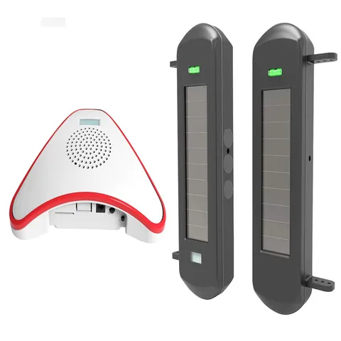 Htzsafe Solar Wireless Driveway Alarm System- 1/2 Mile Long Transmission Range-