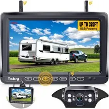 RV Backup Camera Wireless Plug and Play: Pre-Wired for 1 - Y27-N