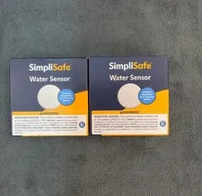 (2) SimpliSafe Smart Indoor Water Sensor, Wi-Fi Connected, Wireless (Battery)
