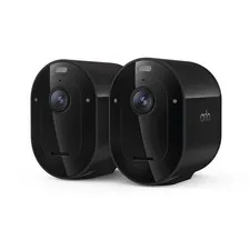 Arlo Pro Security Camera 2K HDR (6th Gen, 2025 Release) - 2 Cameras, Black