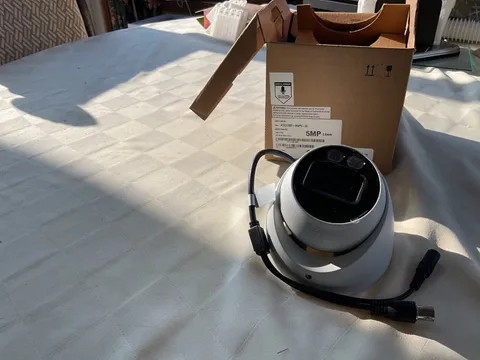 HDCVI 5MP Dome Security Camera 2.8mm Wired Color Black HCC3150T-IRAPV-28