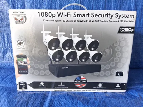 Night Owl Wireless Security Camera System 1080p 1TB /10 Channel /8 Cameras - NEW
