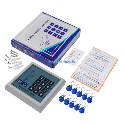 RFID Proximity Entry Door Lock Key Pad Access Control System 10 Keys 125KHZ