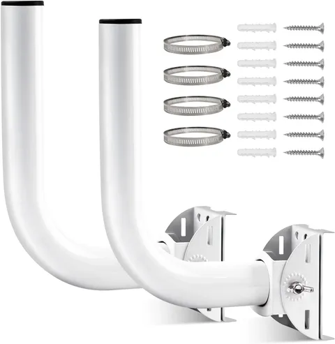 2 Pack Universal Wireless Bridge Bracket Mount, J Pole and Wall-Mounted Mount...