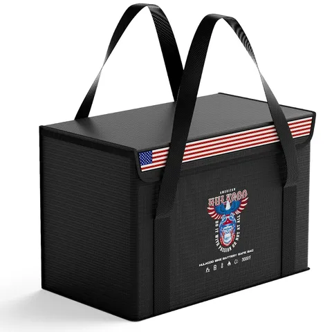 12V 100Ah LiFePO4 Lithium Battery Explosion-Proof Fireproof Safe Bag Storage Box