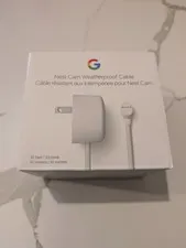 Google Nest Cam Weatherproof Cable for Nest Cam 33 feet- New and sealed