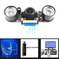 5MP Fisheye Camera Module with 130 Degree Wide Angle Lens Adjust Focusing