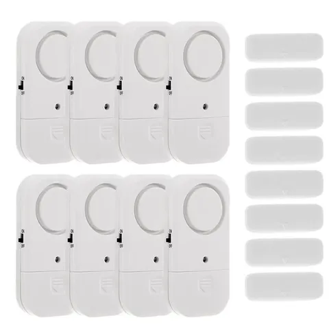Window and Door Alarm for Kids Safety, 8 Pack Personal Security for Pool, Bur...