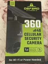 TACTACAM – Defend 360 Cellular Security Camera, 4K Photos, 1080p Video, Solar...
