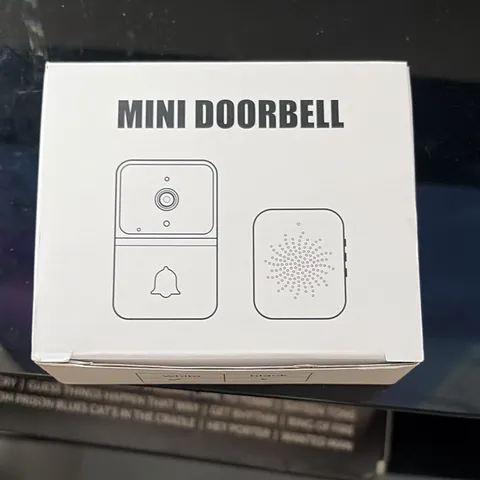 Doorbell and Mini Camera Set 2-Piece Security Camera with Night Vision 1080P New