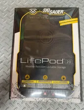 Vaultek LifePod 2.0 Covert Black Electronic Lockbox, Water Resistant SLP20-BK