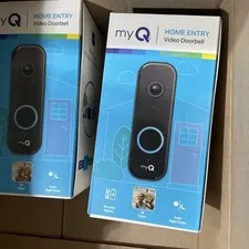 MyQ Video Doorbell 2K Camera Battery/Wired Color Night Vision