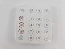 Ring Alarm Keypad 2nd Gen 5AT2S7 White - Open Box - NO CHARGER