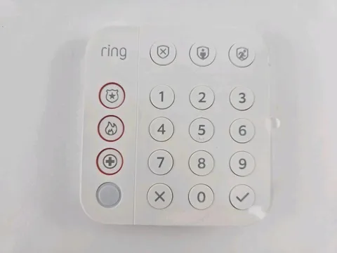Ring Alarm Keypad 2nd Gen 5AT2S7 White - Open Box - NO CHARGER
