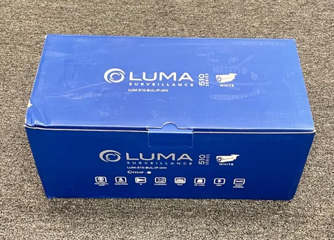 Luma LUM-510-BUL-IP-WH 4MP Varifocal IP Bullet Security Camera White Open Box