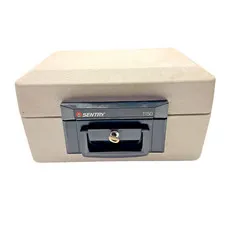 Sentry 1150 Fireproof Waterproof Lock Box Safe Chest w/ Key