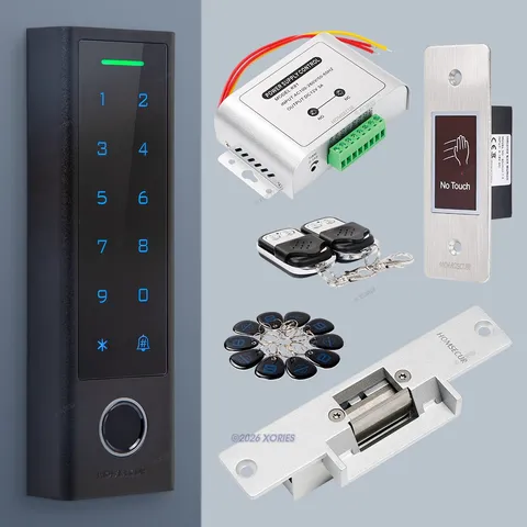 HOMSECUR IP66 APP WIFI RFID Access Control Set NC Strike Lock