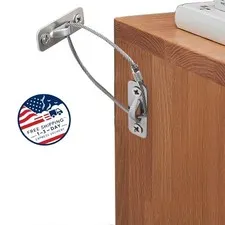 Kit de 10 anclajes para muebles a prueba de bebés, correas para muebles, 8''