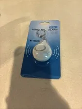 130 dB Personal Attack Alarm Keyring, White ABS Battery, MSA-780