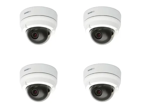 Ganz ZN1A-DNT352XE-M | Lot 4 | Outdoor 2MP IP Dome, 3-9mm Motorized Zoom GXi PoE