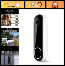 2K Video Doorbell - Wireless/Wired, Package Detection, Person & Vehicle Recognit