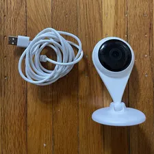 White Indoor IP/Network Wired Surveillance Camera, USB Powered, Bracket Included