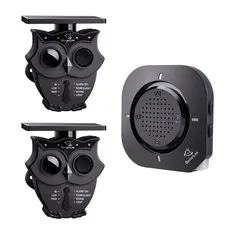 Long Range Solar Powered Wireless Driveway Alarm System 1R2S 1 Receiver 2