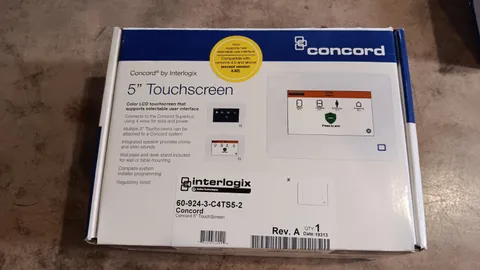 NEW (Open Box) Concord by Interlogix 5" Touchscreen 60-924-3-C4TS5-2