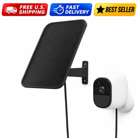 3.2W Solar Panel for Security Camera Compatible with Arlo Pro/Pro 2, Waterpro...