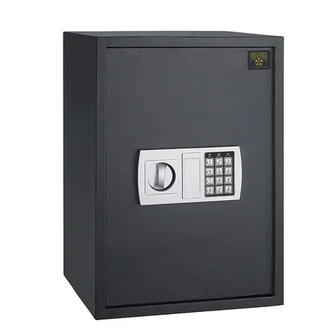 Compact Steel Digital Safe Box for Money, Documents & Jewelry - Gray