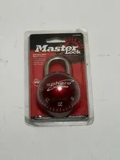 Master Lock Sphero by Master Smooth Spin Combination Lock Padlock 2075DAST NEW