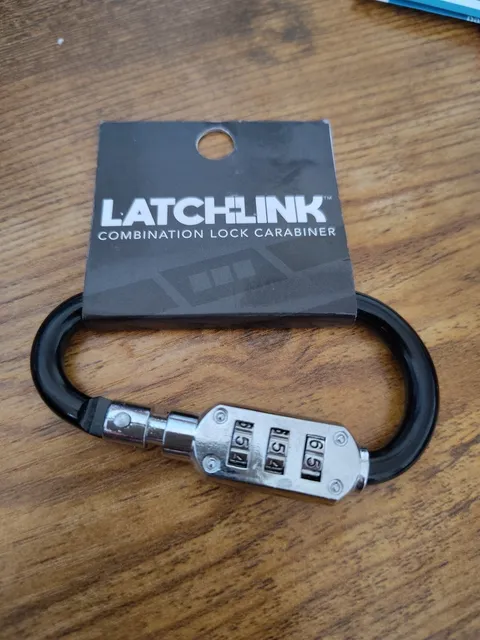 1  Latchlink Customizable Combination Lock Carabiner Choose color #LLOCK24