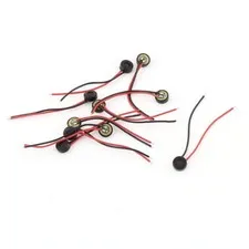 10pcs 4mm x 1.5mm Mini Microphone Electrete Condenser Wire Pickup w