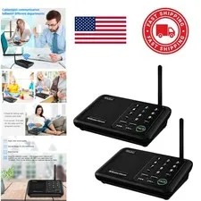 Wireless Intercom System for Home 1 Mile Range 10 Channel Communication Set