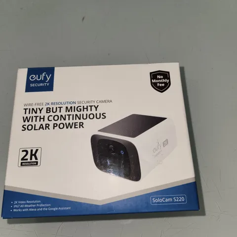 eufy Security SoloCam S220, Solar Security Camera, Wireless Security Camera
