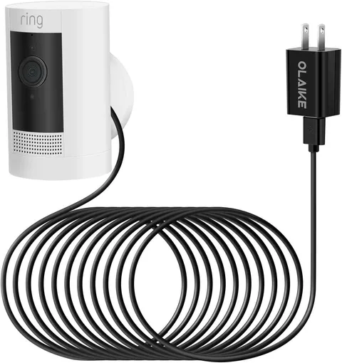 OLAIKE Indoor/Outdoor Power Adapter for Ring Stick up Cam Battery 3Rd Gen/2Nd Ge