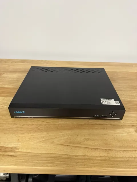 Reolink RLN16-410 (V3) 16-Channel PoE IP NVR, Black, Power Adapter + Cable