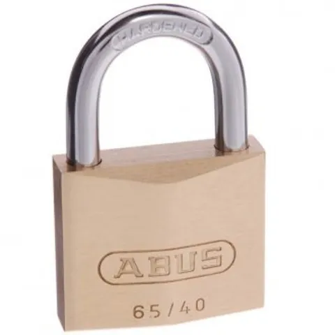  ABUS Lock Padlock 65/40 40mm  Padlock With 2 Keys-FREE POST