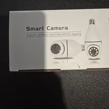Smart Camera Wi-Fi Bulb Camera IP Network Remote Viewing Color Mode White