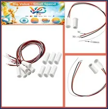 Magnetic Reed Switch RC-35 NC/NO Recessed Wired Door Window Alarm Sensor 6 Pack