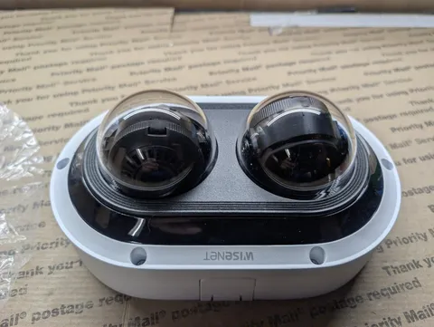 WiseNet used PNM-7082RVD dual 2mp IP Camera Hanwha Techwin *camera only*