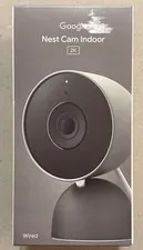 Google Nest Cam Indoor Wired 3rd Gen 2K Security Camera Night Vision Hazel - New