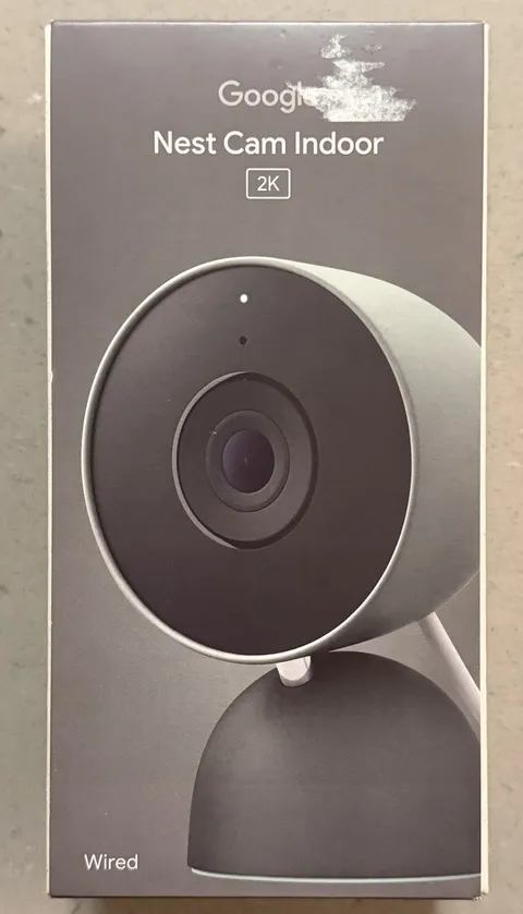 Google Nest Cam Indoor Wired 3rd Gen 2K Security Camera Night Vision Hazel - New