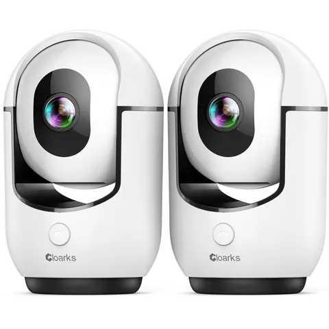 2K Pan/Tilt Security Camera, WiFi Indoor Cameras for Home Security with AI Mo...