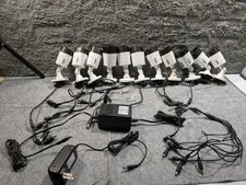 Lot 11 Lorex 1080p HD Wired Bullet Security Cameras w/Power Adapters Untested