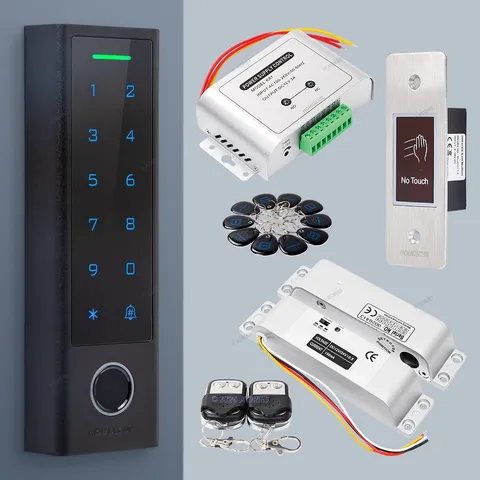 HOMSECUR IP66 APP WIFI Fingerprint Access Control Set Drop Bolt Lock