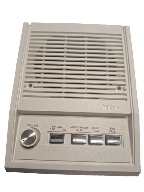 NuTone IS-400 Series Intercom Room Station - Vintage Speaker Unit