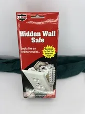 Hidden Wall Safe Security Electrical Outlet with Keys Secret Hide Valuables NEW